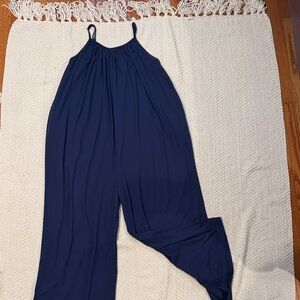 SHEIN Deep Blue Women's Jumpsuit